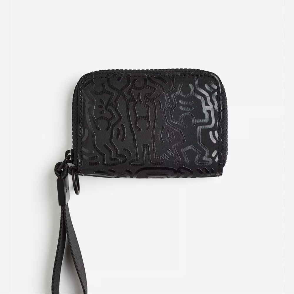 H&M Wallet Wristlet with Keith Haring Print